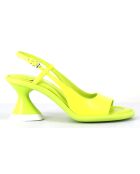 Slingbacks en Cuir jaunes - Talon 7.5 cm