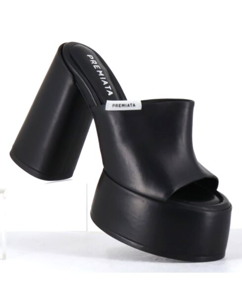 Mules en Cuir noires