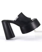 Mules en Cuir noires