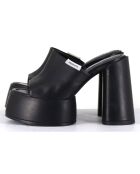 Mules en Cuir noires