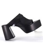 Mules en Cuir noires