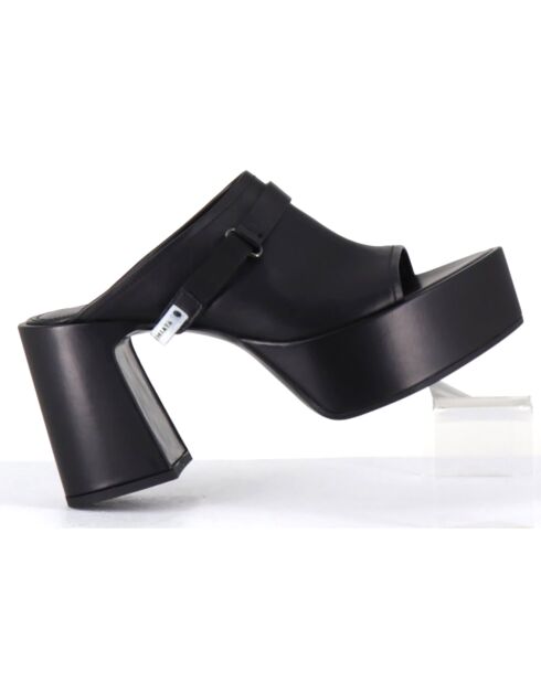 Mules en Cuir noires