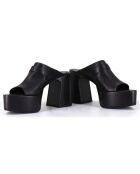 Mules en Cuir noires