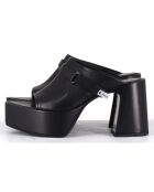 Mules en Cuir noires