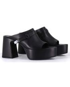 Mules en Cuir noires