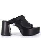 Mules en Cuir noires
