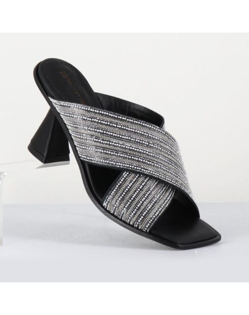 Mules en Cuir Liza noires