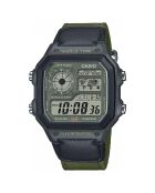 Montre Homme Timeless Collection en Tissu verte