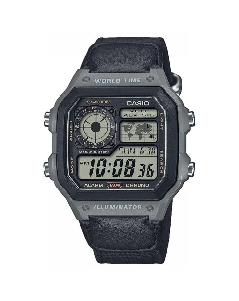 Montre Homme Timeless Collection en Tissu grise