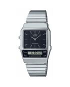 Montre Homme Vintage Collection en Acier argentée
