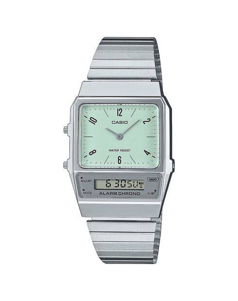 Montre Homme Vintage Collection en Acier argentée