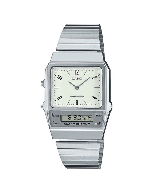 Montre Homme Vintage Collection en Acier argentée