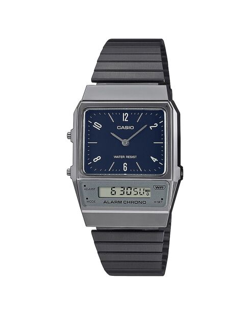 Montre Homme Vintage Collection en Acier noire