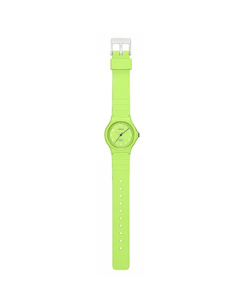 Montre Femme Timeless Collection en Résine verte