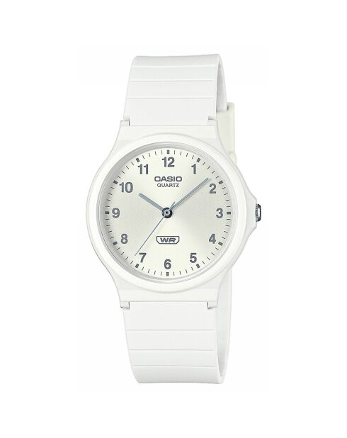 Montre Mixte Timeless Collection en Résine blanche