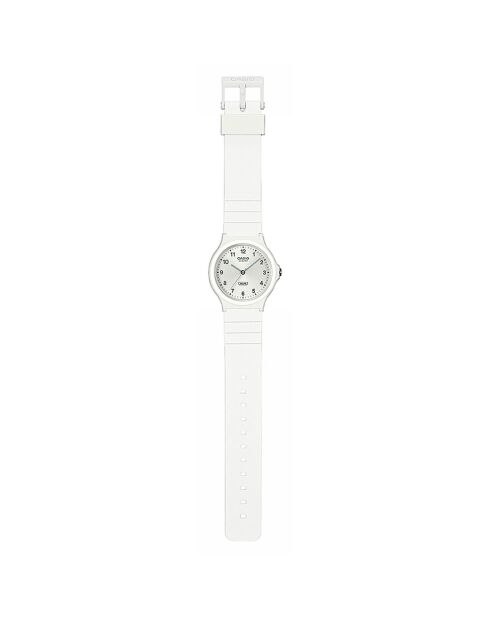 Montre Mixte Timeless Collection en Résine blanche
