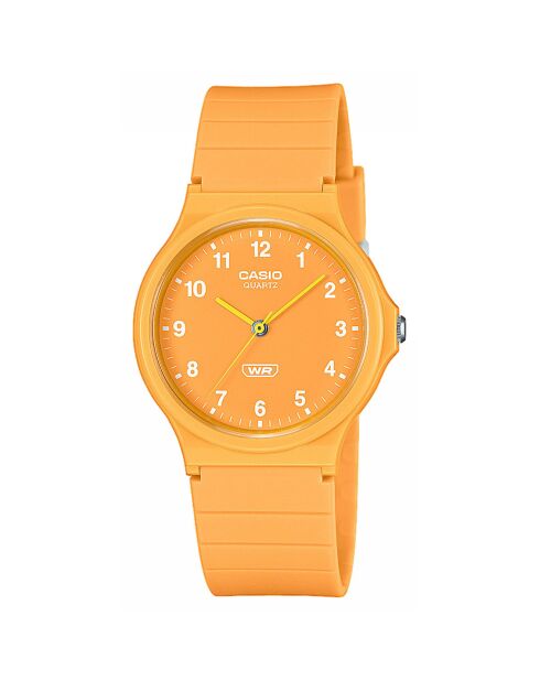 Montre Mixte Timeless Collection en Résine orange