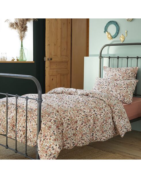 Housse de couette Gaze de coton imprimée Capucine pampa