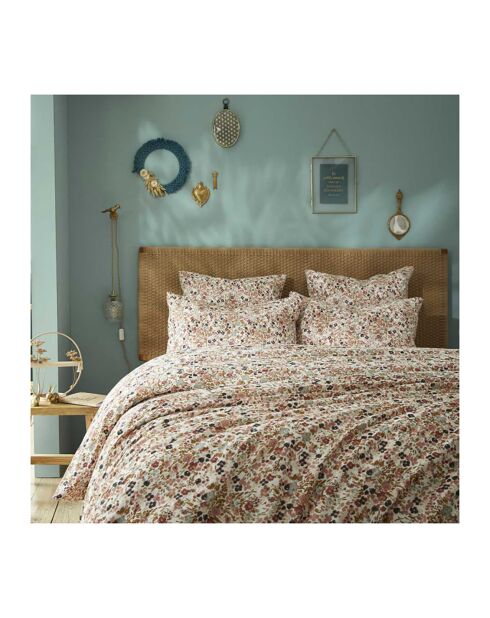 Housse de couette Gaze de coton imprimée Capucine pampa