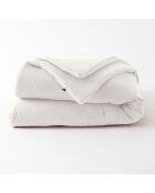 Edredon Gaze de coton unie Gaïa chantilly - 180x240 cm