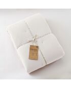 Edredon Gaze de coton unie Gaïa chantilly - 180x240 cm