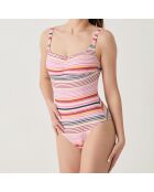 Maillot de bain 1 Pièce nageur Alma rose