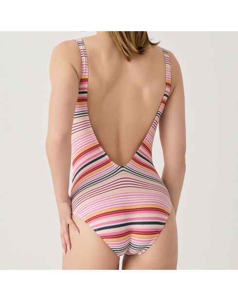 Maillot de bain 1 Pièce nageur Alma rose
