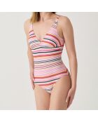 Maillot de bain 1 Pièce coupe sous poitrine Alma rose