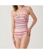 Maillot de bain 1 Pièce coupe sous poitrine Alma rose