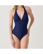 Maillot de bain 1 Pièce tour de cou Darling bleu marine