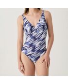 Maillot de bain 1 Pièce coupe sous poitrine Rival bleu marine