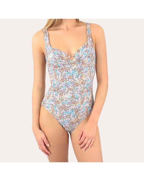 Maillot de bain 1 Pièce à armature Scala mauve