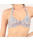 Haut de maillot de bain triangle Scala mauve
