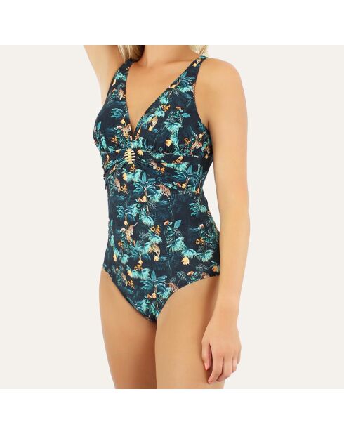 Maillot de bain 1 Pièce coupe sous poitrine Cenote vert