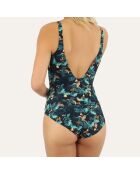 Maillot de bain 1 Pièce coupe sous poitrine Cenote vert