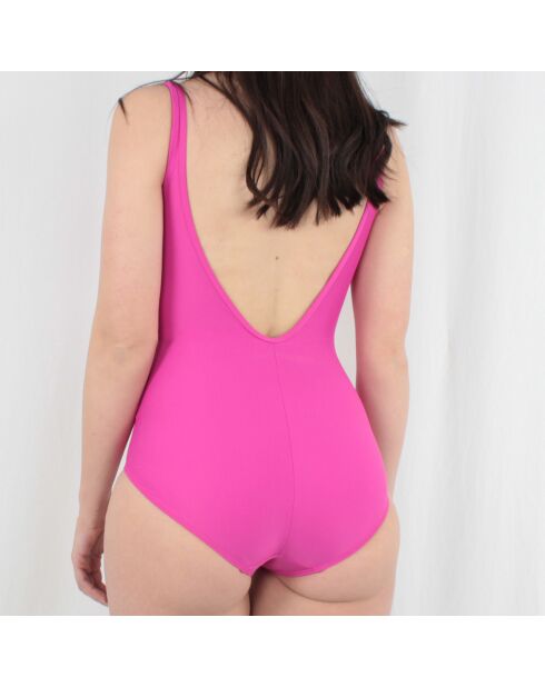 Maillot de bain 1 Pièce coupe sous poitrine Idylle rose