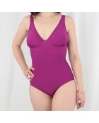 Maillot de bain 1 Pièce coupe sous poitrine Idylle violet