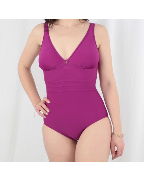 Maillot de bain 1 Pièce coupe sous poitrine Idylle violet