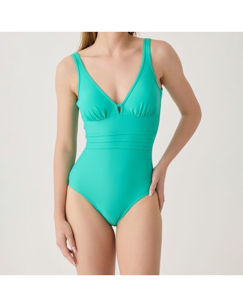 Maillot de bain 1 Pièce coupe sous poitrine Idylle vert