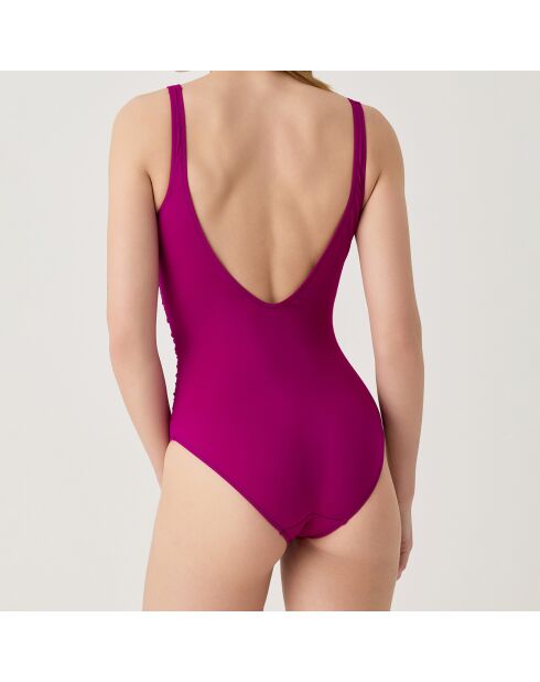 Maillot de bain 1 Pièce coupe sous poitrine Sculpt violet