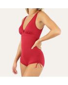 Maillot de bain 1 Pièce ajustable Grace rouge