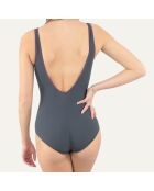 Maillot de bain 1 Pièce grand maintien Liner gris