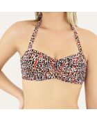 Haut de maillot de bain bandeau Tanza marron