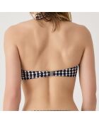 Haut de maillot de bain bandeau Brasilia bleu marine