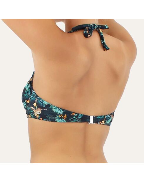 Haut de maillot de bain bandeau Cenote vert