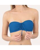 Haut de maillot de bain bandeau Monaco bleu