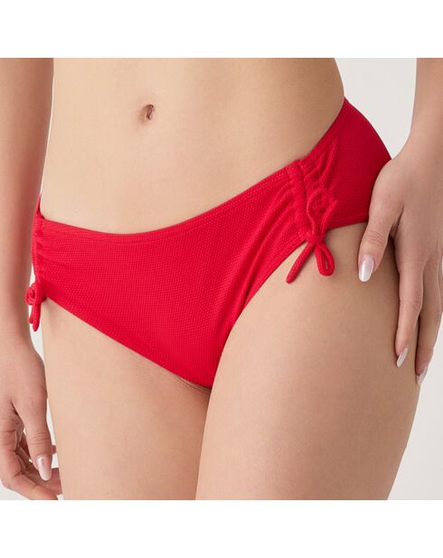 Bas de maillot de bain réglable Bellagio rouge
