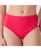 Bas de maillot de bain haute Tulum rouge