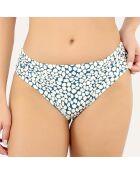 Bas de maillot de bain drapée Riviera bleu