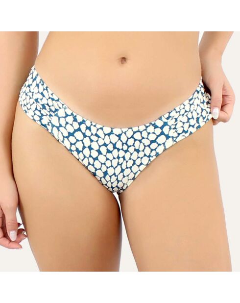 Bas de maillot de bain Brésilienne Riviera bleu